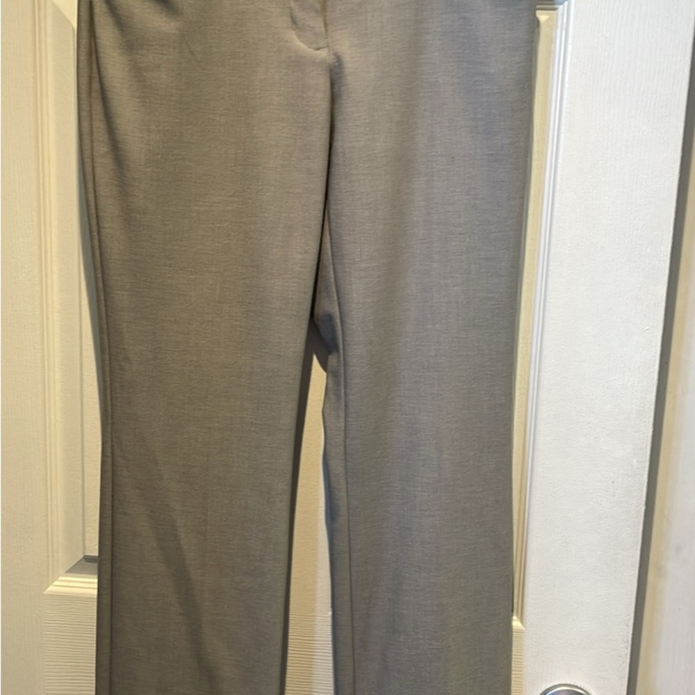 Express Women's Straight-Leg Dress Trousers - Gray